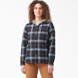 Dickies Flannel Hooded Shacket